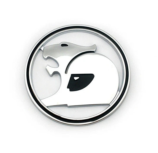 HSV Silver Black Boot Badge 69mm for Holden Commodore VY VZ Executive Berlina