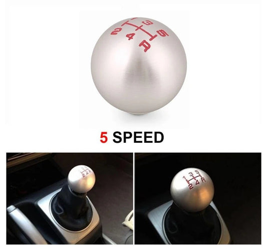 Ball Gear Shift Knob Silver for Honda FD2 FN2 EP3 Type R DC5 DC2 Civic Jazz