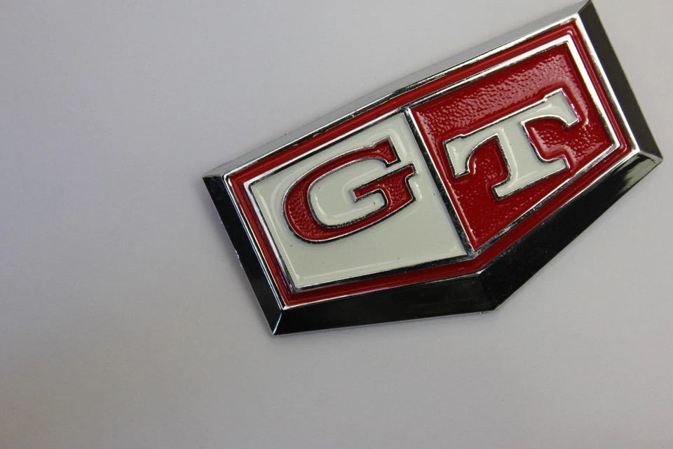 GT Side Fender Badge Red Emblem for Skyline R32 R33 R34 GTST GTT GT NEW
