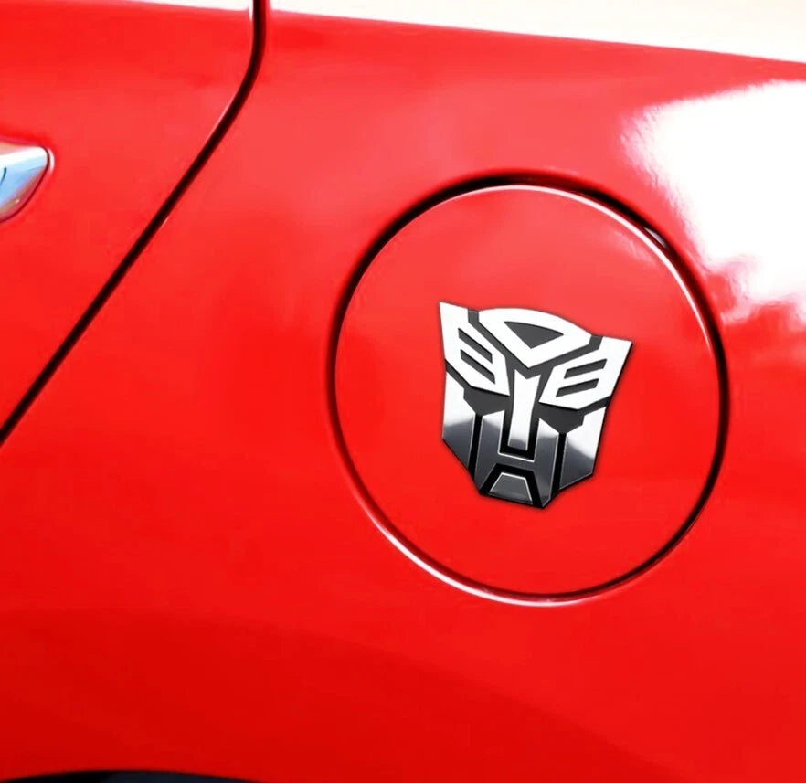 3D TRANSFORMERS Autobot Car Badge Emblem Sticker Aluminium 70mm Decal
