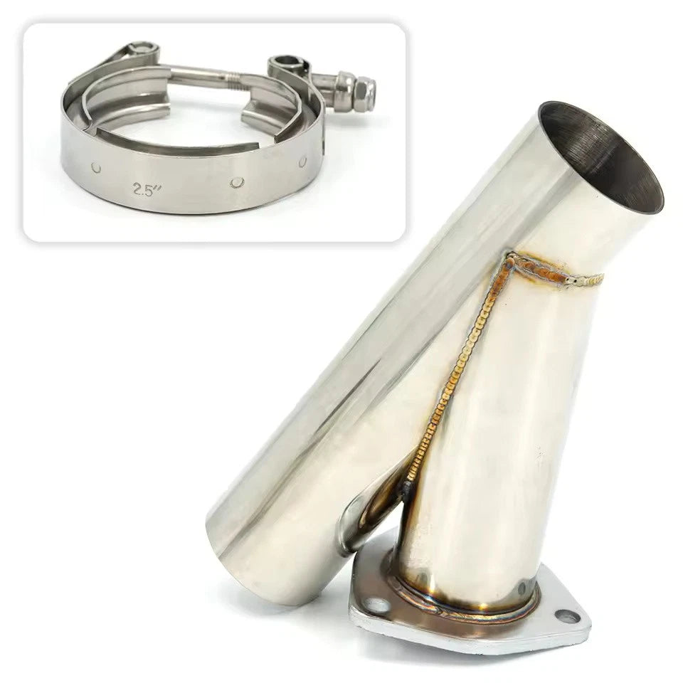 Electric Exhaust Output Valve Kit with Remote Switch 2.5” Muffler Bypass Control