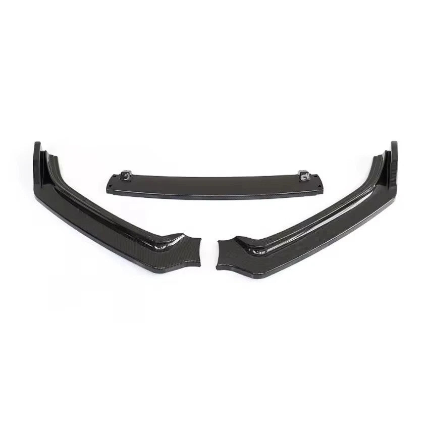 3 Piece ABS Spoiler Front Bumper Lip Splitter Kit for Volkswagen Polo 2014–2018