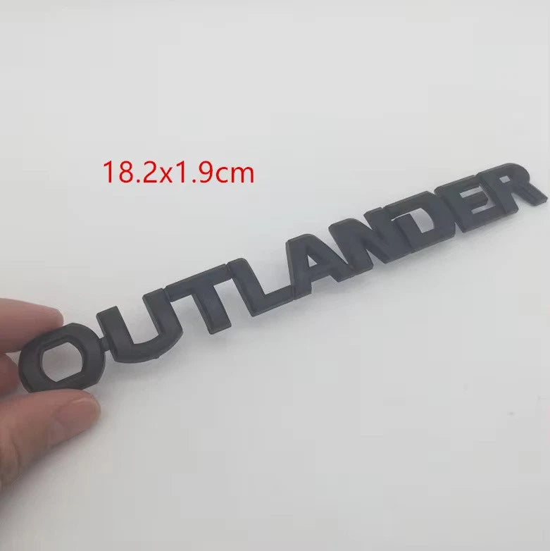 ABS 3D Adhesive Boot Badge Emblem Lancer Outlander Evolution Pajero NEW