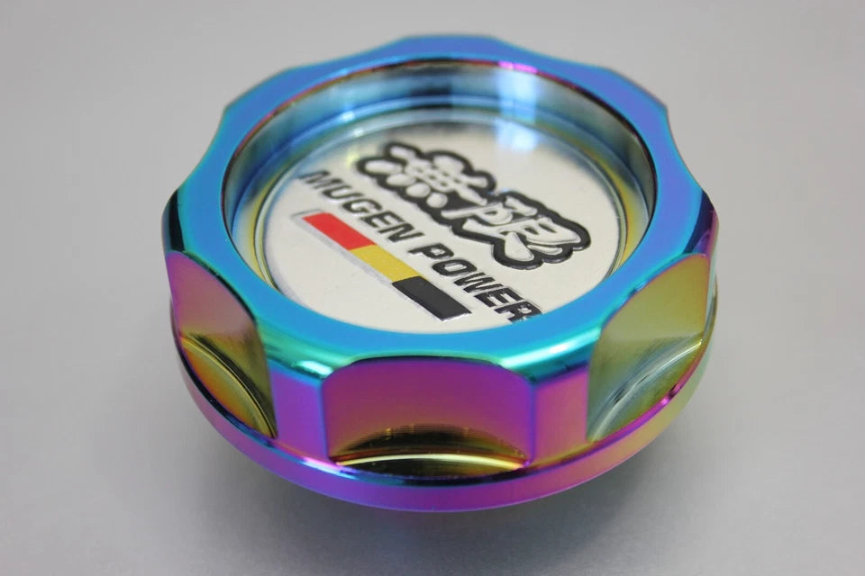 Mugen Honda Engine Oil Cap Iridescence Anodised Aluminium S2000 Civic Type R