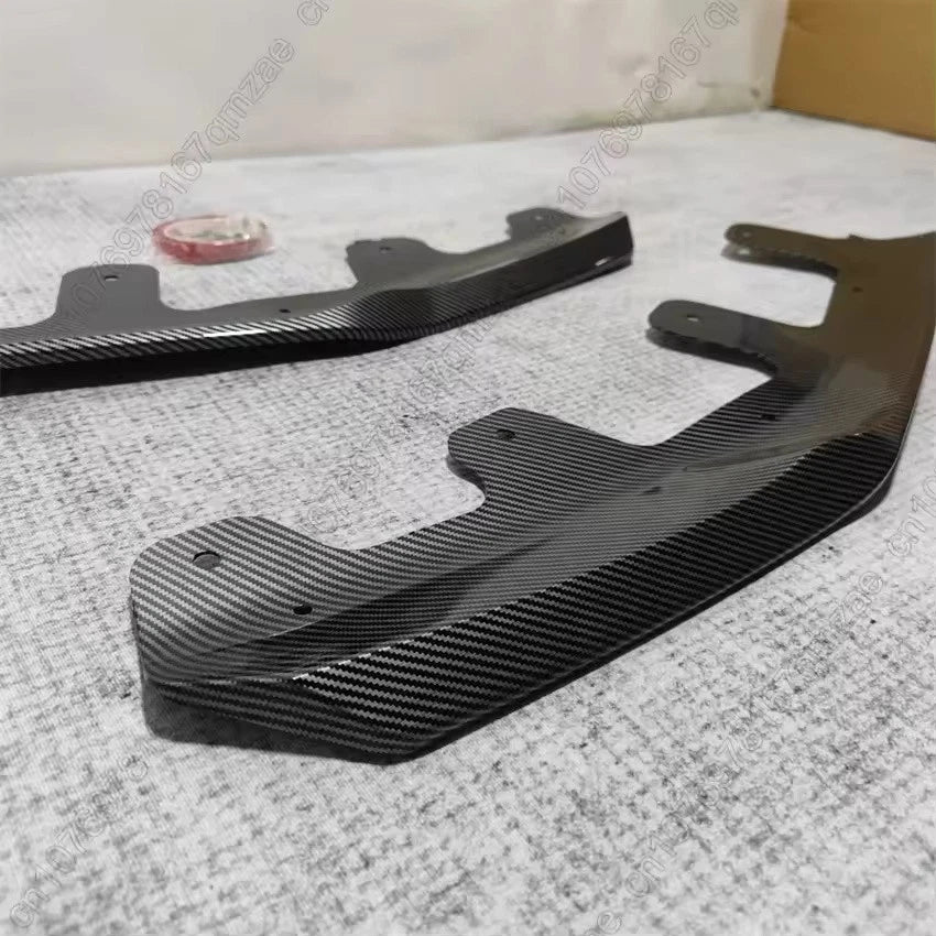 Front Bumper Spoiler Lip Kit Black ABS for BMW X1 U11 Sports Version 2023–2024