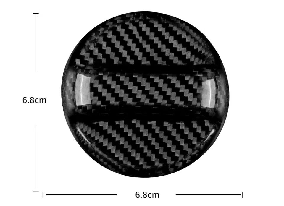 Night Kids Fuel Cap Cover Trim Carbon Fibre fits Toyota 86 GR86 Supra Yaris
