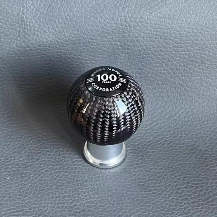 JDM Real Carbon Fibre 100 Years 6 Speed Gear Shift Knob for Mazda Mx5 Rx7 3 6