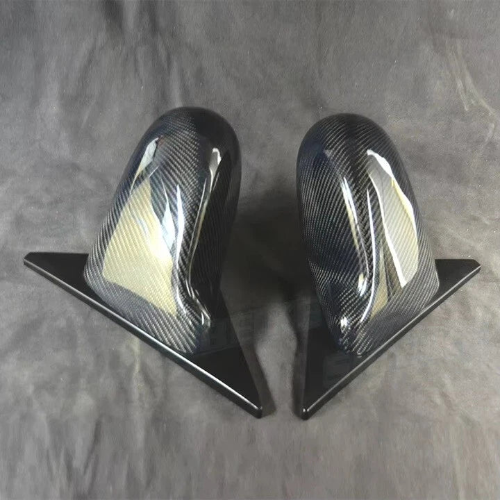 2 Pc Spoon Style Side Mirror for Honda CIVIC EG 3 Door 1992-1995 Gloss Black