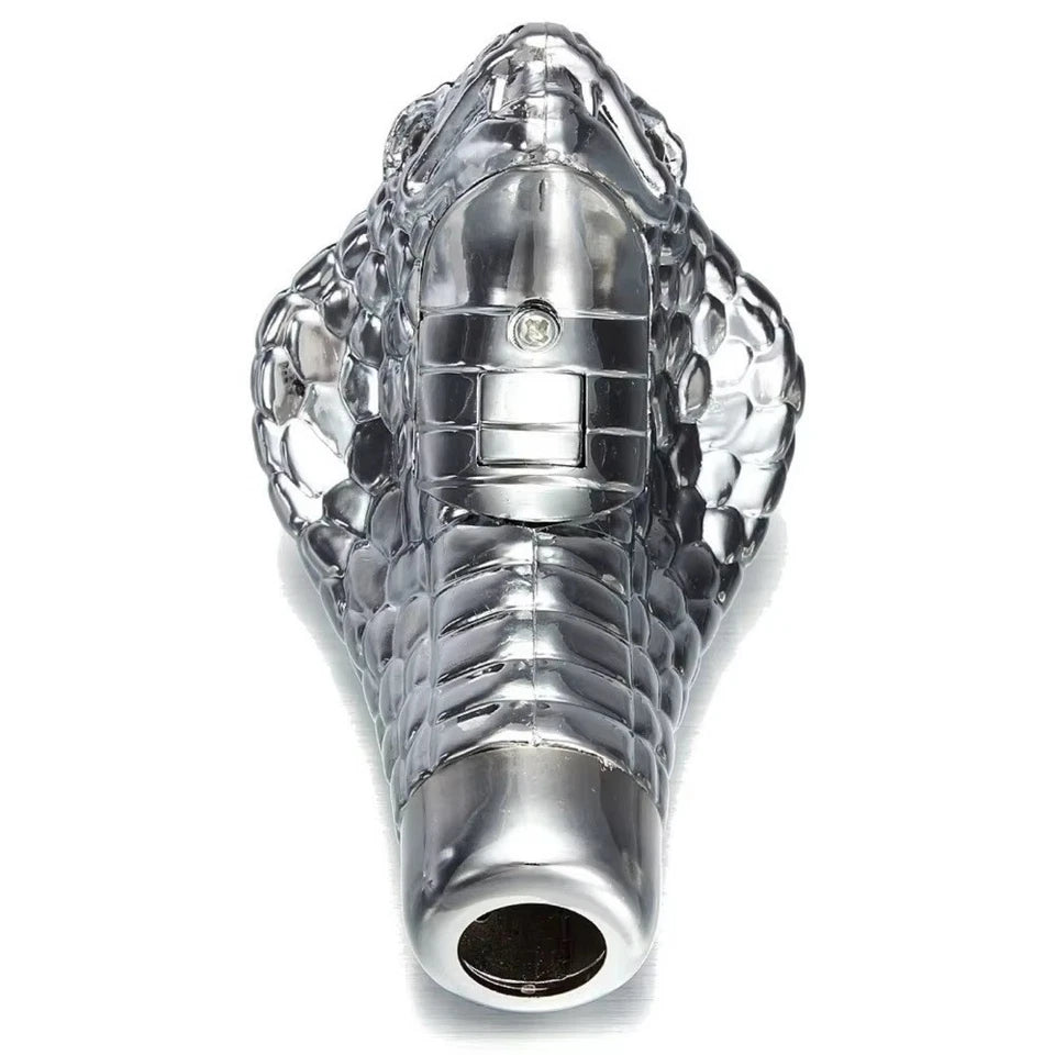 Chrome Silver Snake Cobra Gear Knob with Light Up Eyes NEW Sealed