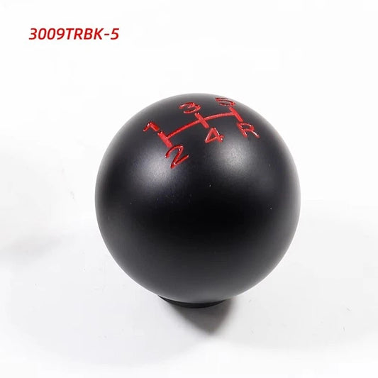 Black 5 / 6 Speed Aluminium Ball Gear Shift Knob for Honda Civic Jazz Accord