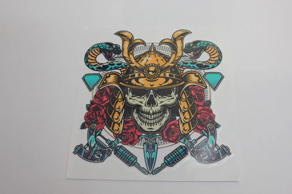 Japan Samurai Yakuza Tattoo Snake Decal Sticker for Car Bike Toyota Honda Mazda