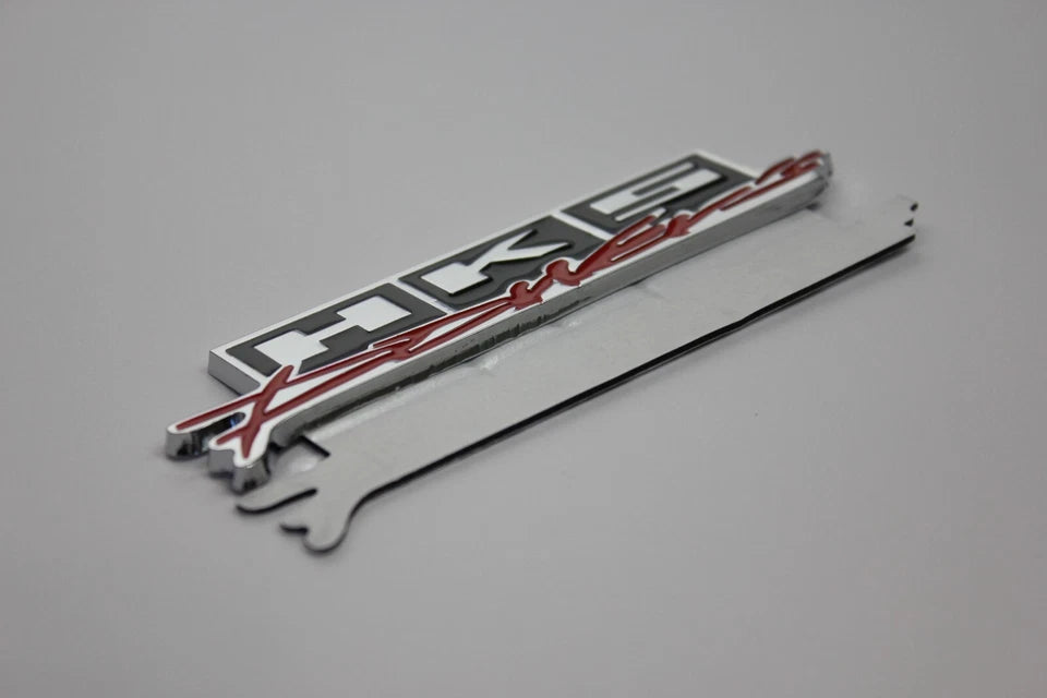 HKS Power 3D Badge Alloy Emblem Black & Red for Honda EVO Toyota Subaru Nissan