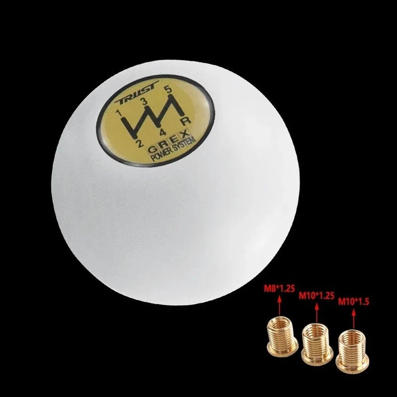 TRUST 5 Speed Ball Gear Knob M8x1.25, M10x1.25, M10x1.5 M12x1.25 NEW in Box
