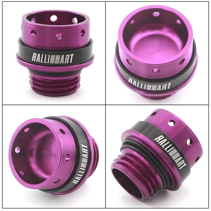 Ralliart Engine Oil Cap Cover Screw on for Mitsubishi Lancer 2008 - 2015