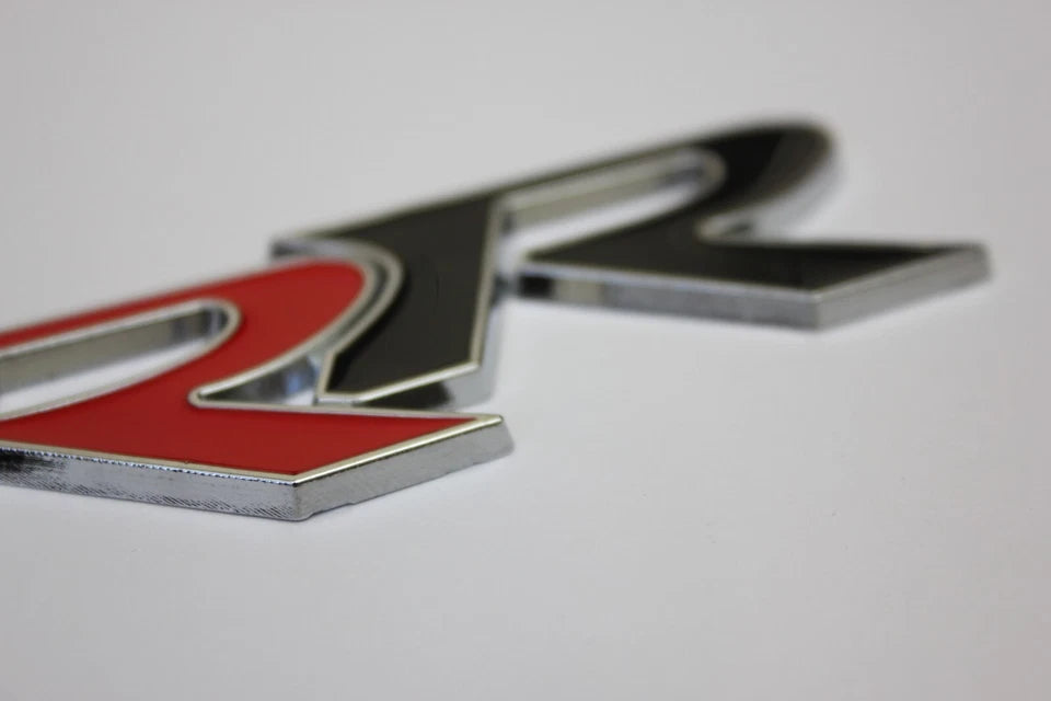 RR Aluminium Emblem Badge Red & Black for Honda Mugen Civic Accord Integra CRV