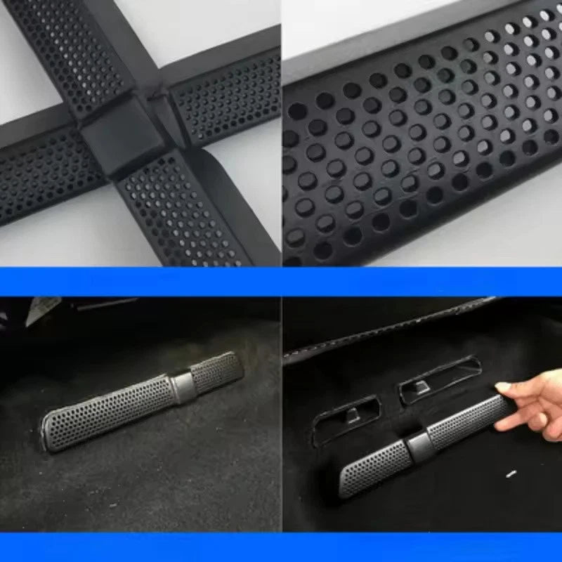 2 Pcs Car Air Outlet Cover Grille Sticker for VW Tiguan Mk2 Skoda Kodiaq