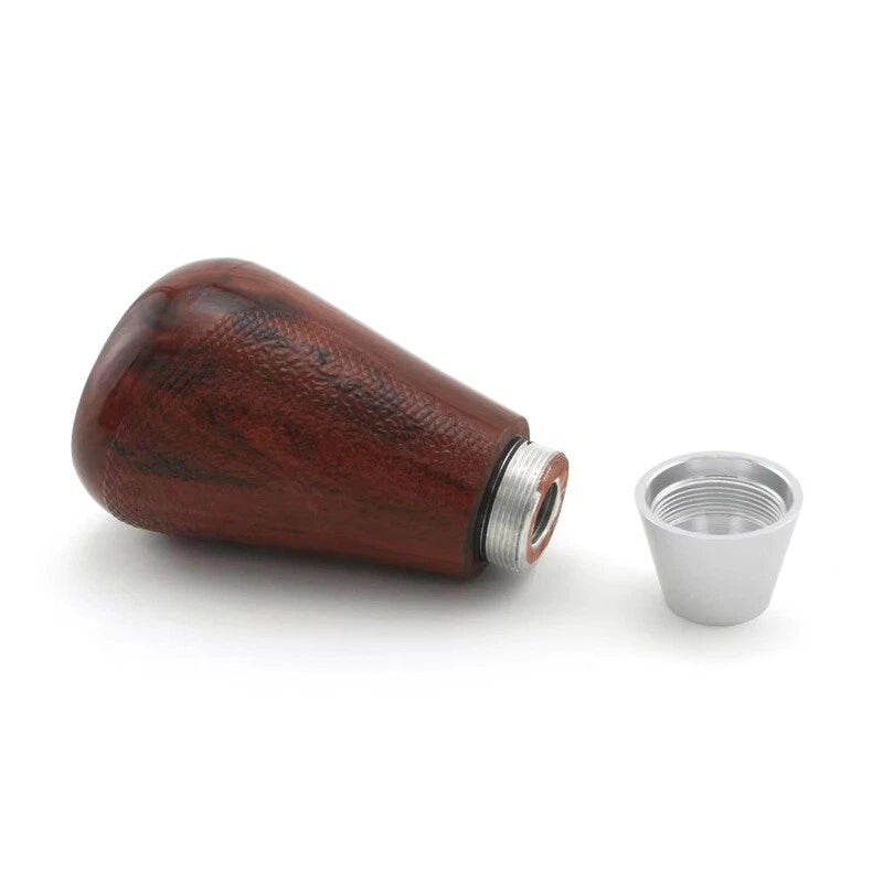 5 Speed Wood Style Gear Shift Knob M12x1.25 M10x1.5 M10x1.25 M8x1.25 Universal