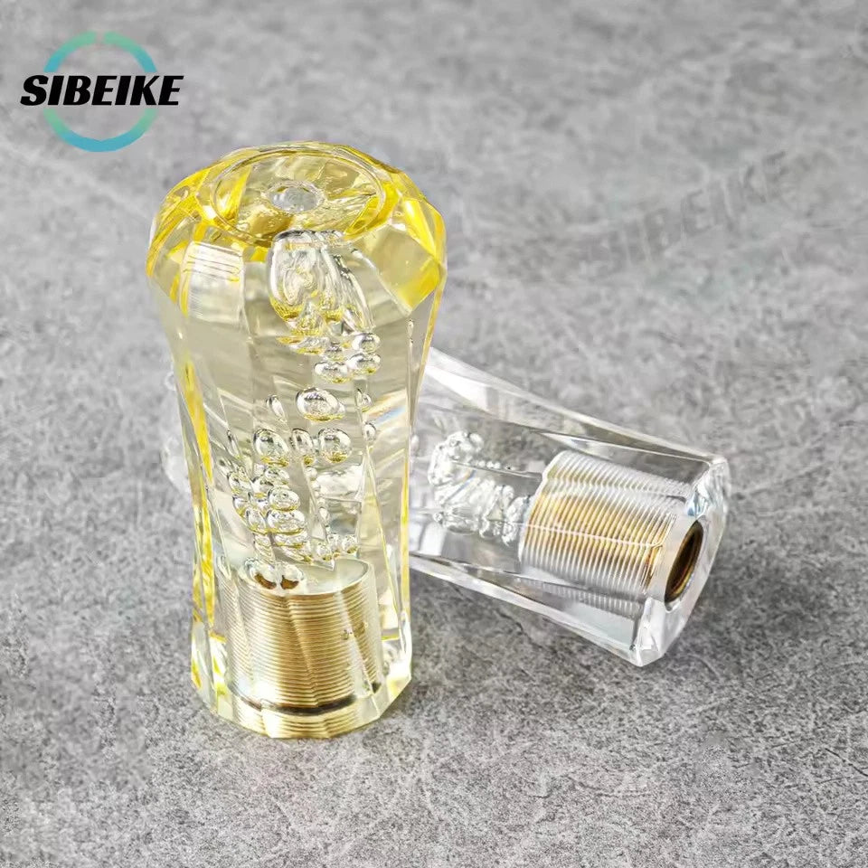 JDM 10CM Crystal Acrylic Gear Shift Knob M12x1.25 M10x1.5 M10x1.25 M8x1.25