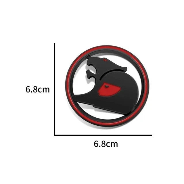 HSV Black Red Gold Yellow 68mm Badge Emblem with Adhesive for Holden NEW AU