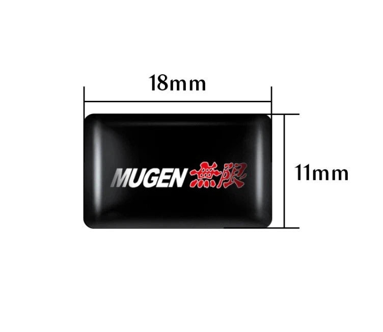 4 x Mugen Power Decal Sticker for Honda Interior Integra Civic Accord Jazz S2000