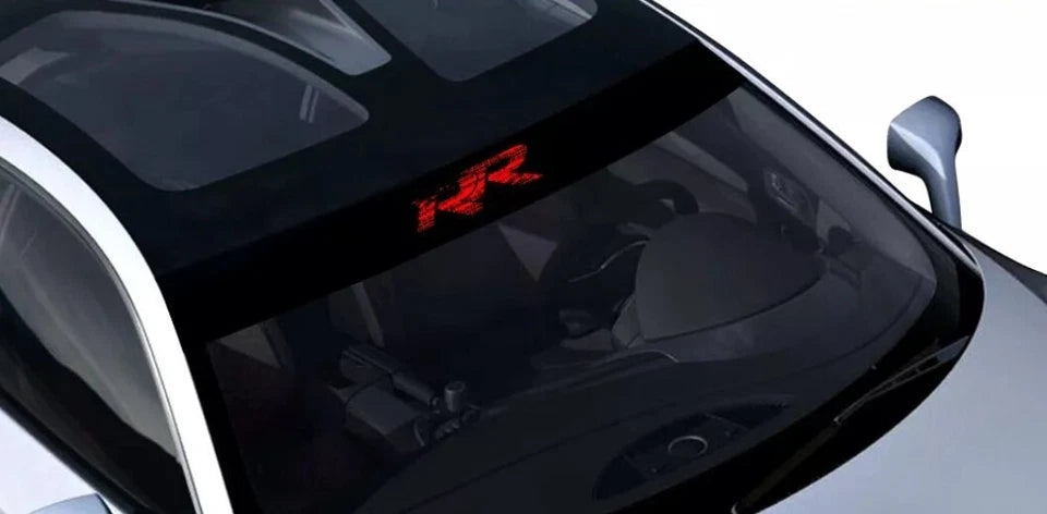 Mugen RR Sun Visor Windscreen Decal Sticker for Honda Integra Civic Accord Jazz