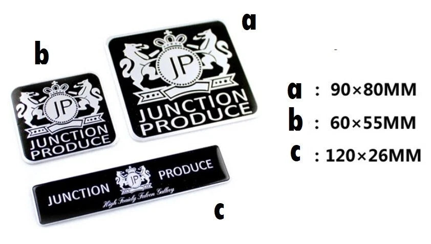 Junction Produce VIP Japan Badge Emblem for Toyota Lexus Mercedes Benz Crown SUV