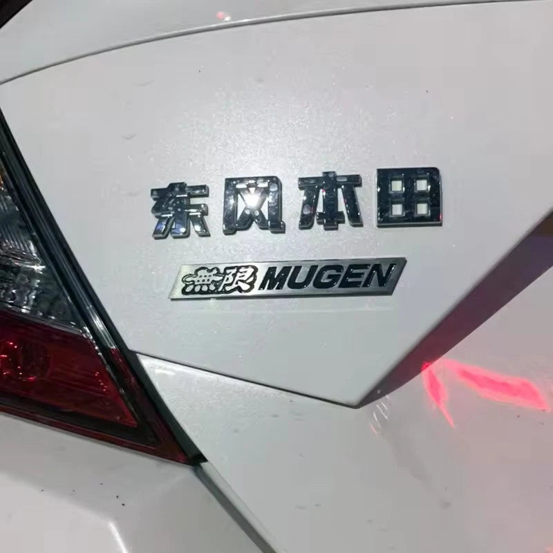 Mugen Car Emblem Badge Sticker for Honda Civic, Accord, CRV, Jazz, and HRV