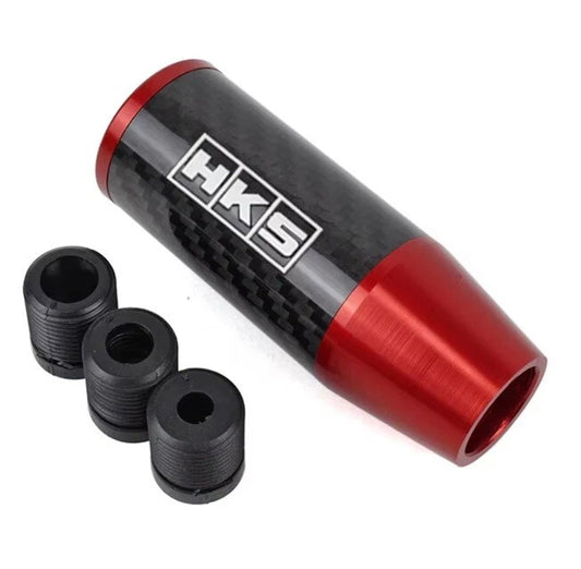 HKS Carbon Fibre Gear Shift Knob NEW JDM M12 M10 & M8 Universal Fitment