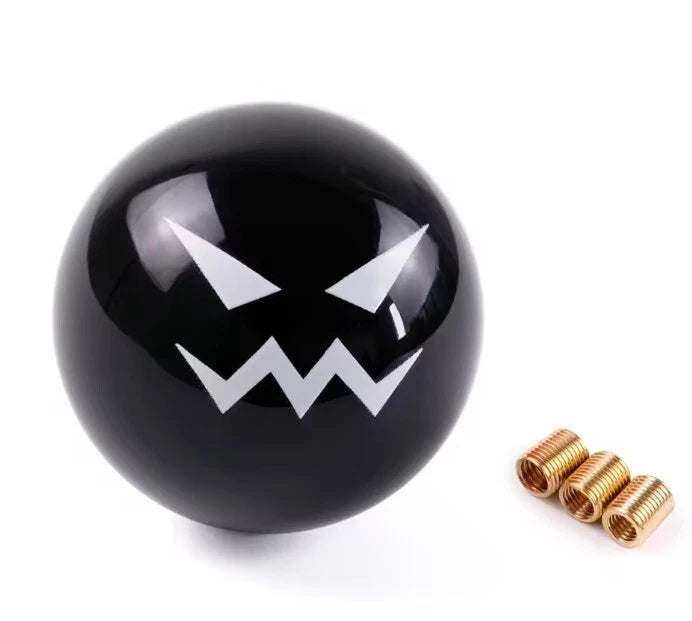 Evil Smile Halloween Monster Resin Gear Knob M8x1.25, M10x1.25, M10x1.5 M12x1.25