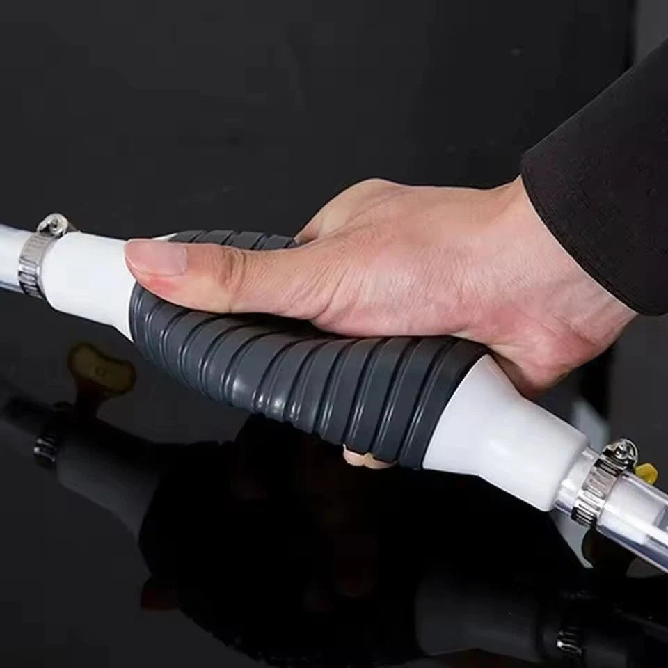 Manual Fuel Pump High Flow Hand Siphon Transfer Tool for Oil Gasoline & Diesel