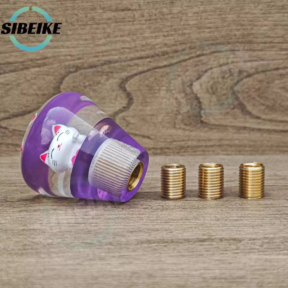 Hamburger Sushi Style Shift Gear Knob M12x1.25 M10x1.5 M10x1.25 M8x1.25
