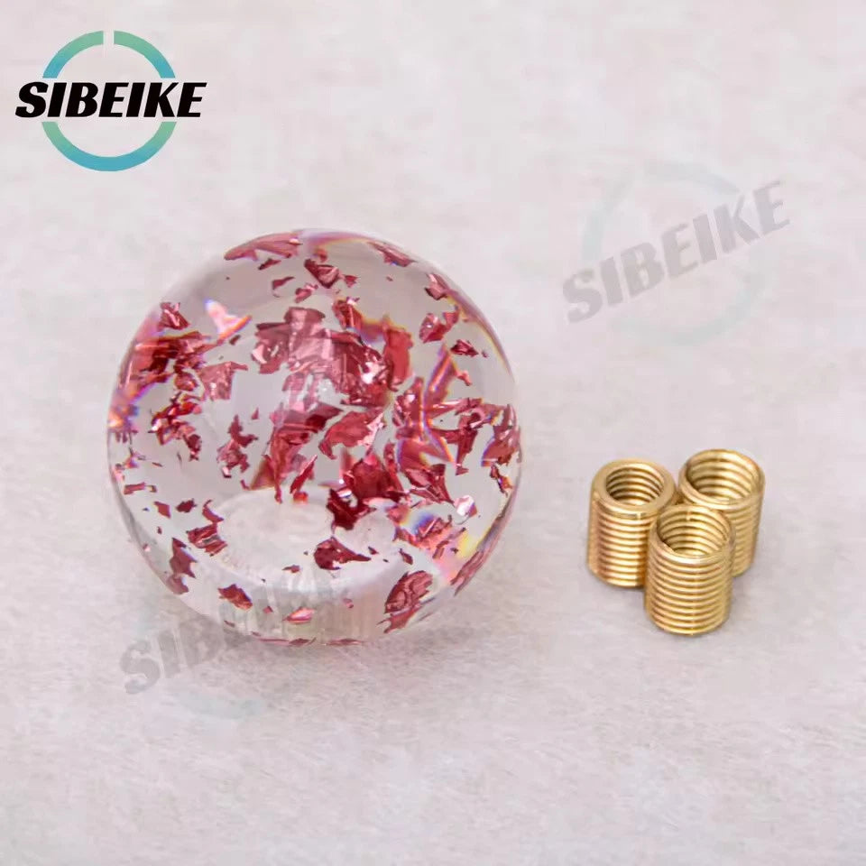 JDM Acrylic Ball Shift Gear Knob Universal M12x1.25 M10x1.5 M10x1.25 M8x1.25