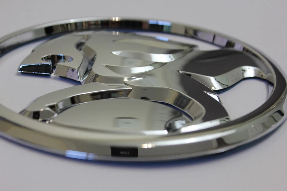 Holden Rear Boot Trunk Badge 95mm Emblem Commodore VE VF VY Silver Gloss Black