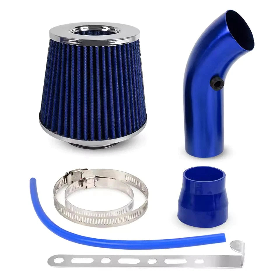 Short Ram Intake Pod Filter High Flow Pipe Kit 76mm Universal Fitment OFI109