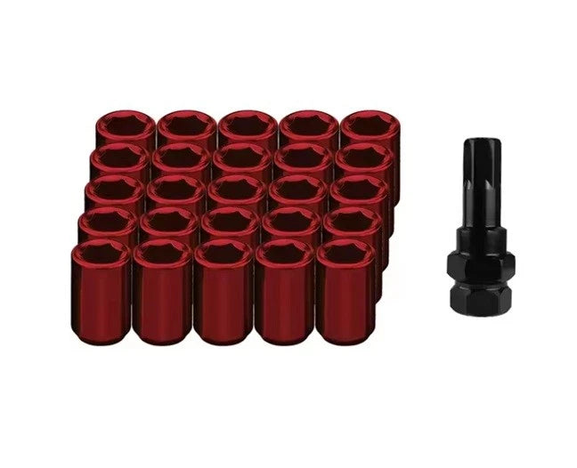 20 Pcs Racing Spec Steel Lug Nuts Screw M12x1.25 M12x1.5 20Pcs Set Open Ended