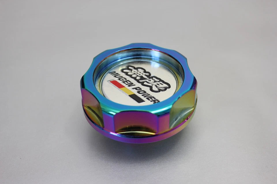 Mugen Honda Engine Oil Cap Iridescence Anodised Aluminium S2000 Civic Type R