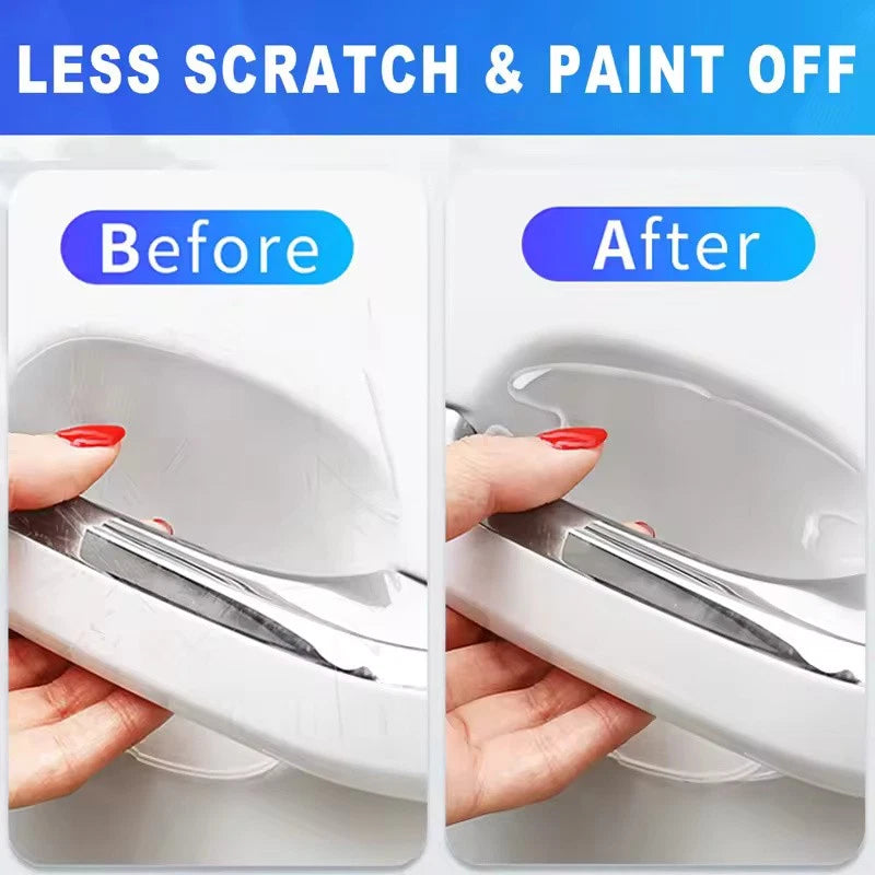 Clear Car Door Handle Bowl Protectors Invisible Anti-Scratch & Anti-Collis NEW