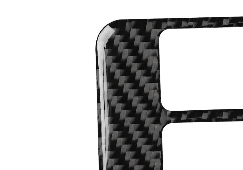 Night Kids Seat Warmer Button Trim Cover Carbon Fibre fits Toyota 86 Subaru BRZ