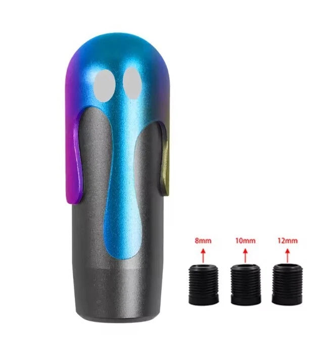 JDM NEO Chrome Melt Ice Cream Shift Knob M12 M10 M8 Universal Fitment NEW