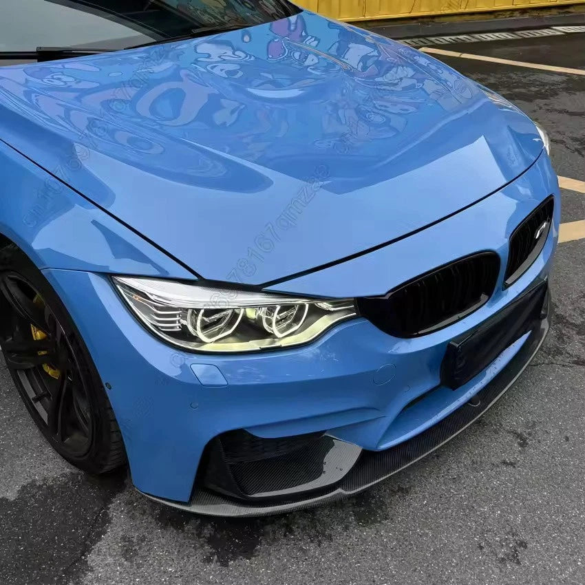 M3 Style Front Bumper Lip Splitter & Side Spoiler Kit for BMW 3 Series 2012–2018