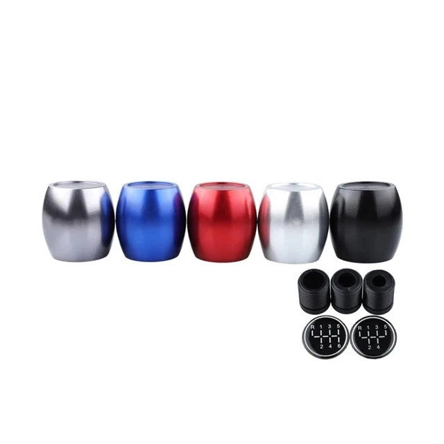 Aluminium 5 6 Speed Configuration Gear Knob M8x1.25, M10x1.25, M10x1.5 M12x1.25