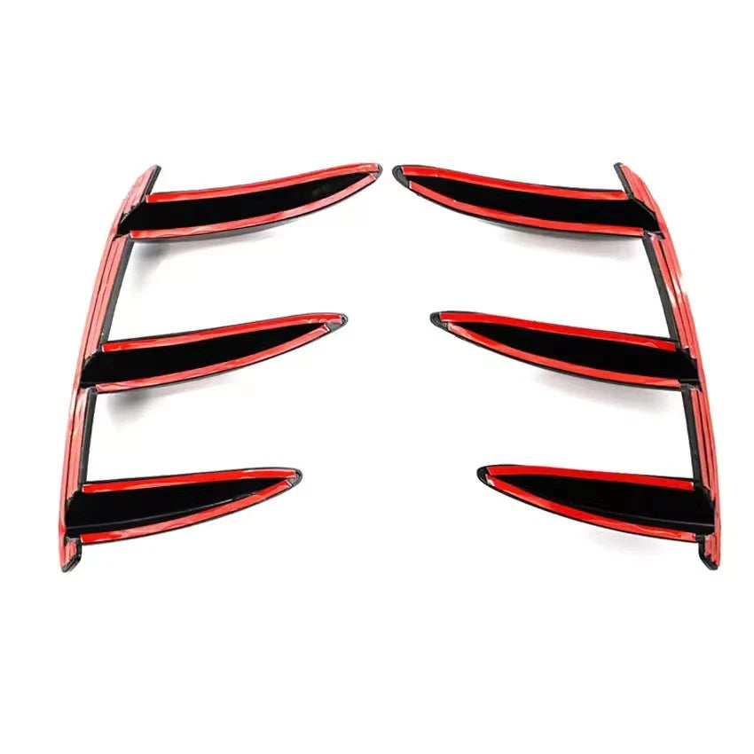 Rear Bumper Spoiler Air Vent Canard Splitter for Mercedes-Benz A Class W176-A45