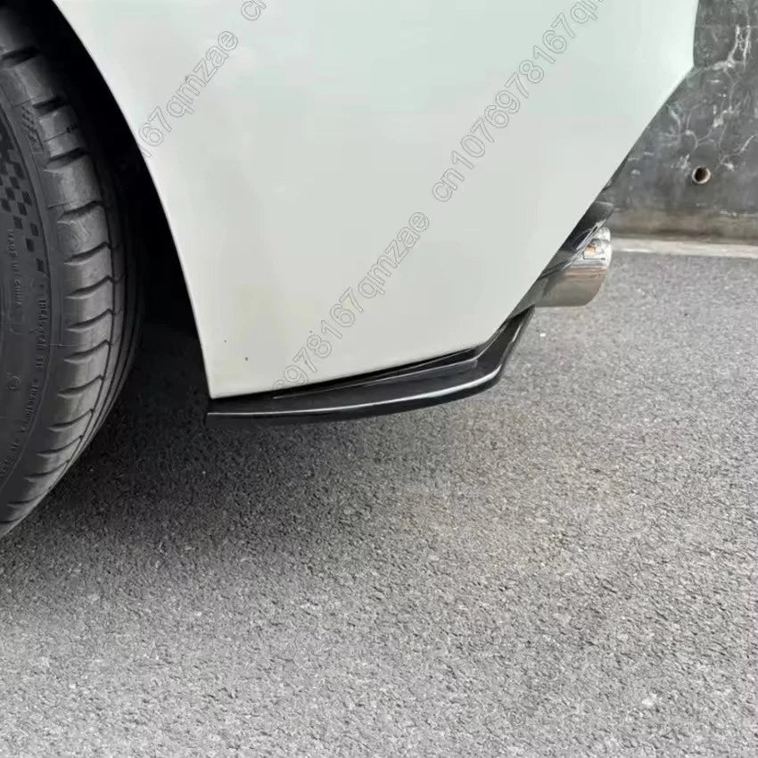 Rear Side Bumper Splitters Diffuser Lip Sport-Style Black for BMW F20 2015–2019
