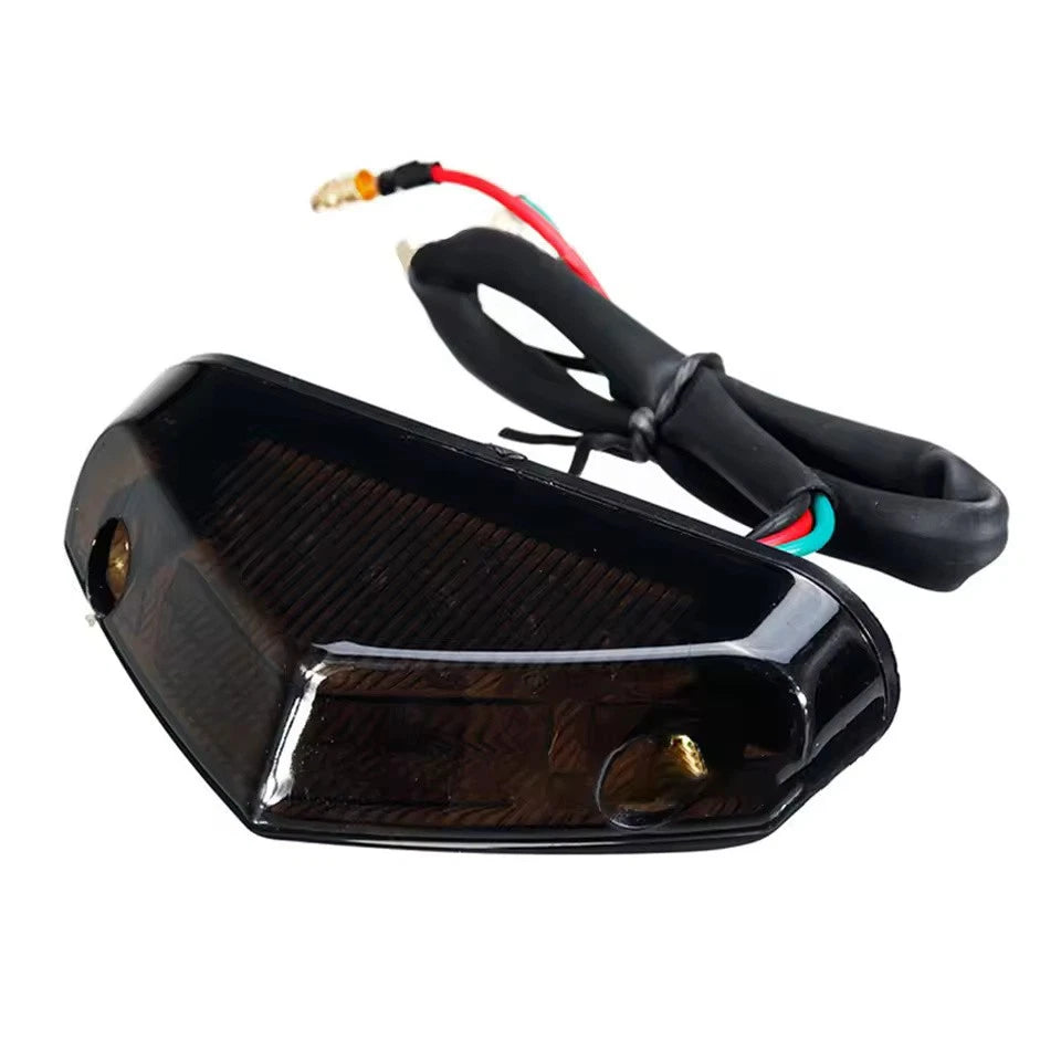 Universal 12-LED Motorcycle Taillight Red Brake/Stop Lamp for Rear Fender
