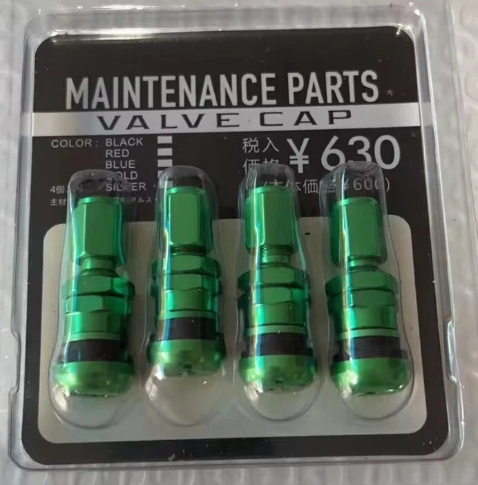 4 pcs Aluminium Wheel Value Tire Stem Cap for Rays Silver Purple Golde Green