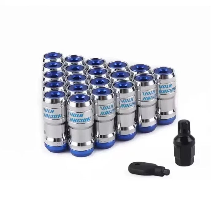 VOLK Racing Heptagon Formula Steel Lock Lug Nuts M12x1.25 M12x1.5 20Pcs Set
