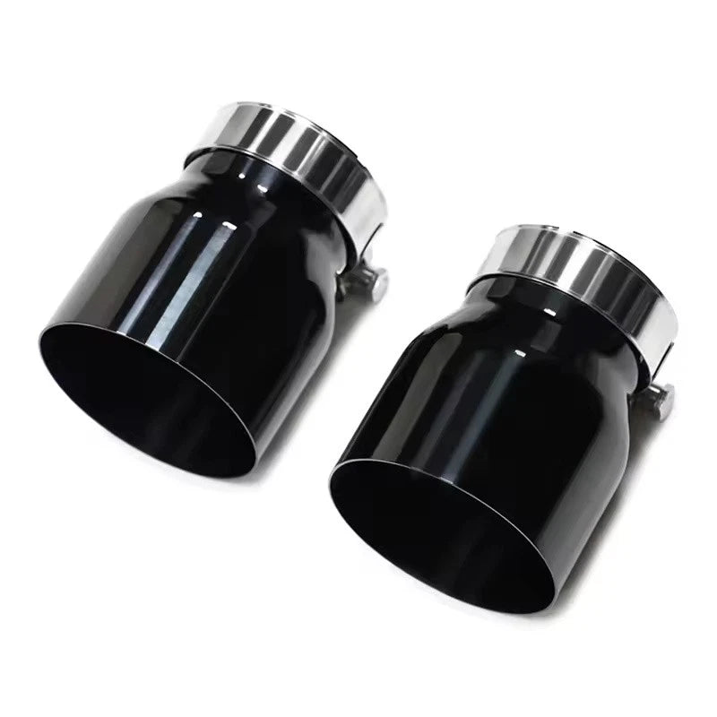 2pcs/lot Exhaust Tip For BMW 60mm Inlet 95mm Outlet F 20 21 22 23 30 31