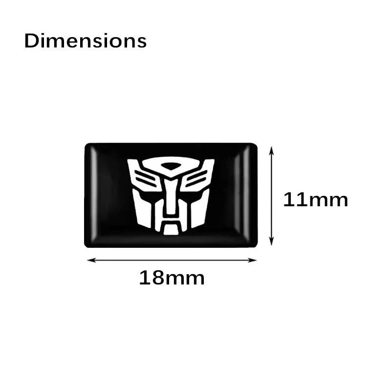 3D Epoxy Transformers Car Emblem Badge Autobots and Decepticons Logo Stickers