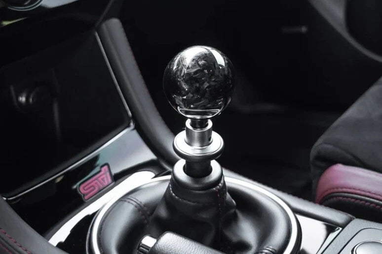 Genuine Forged Carbon Gear Shift Knob 50mm in M12x1.25 M10x1.5 M10x1.25 M8x1.25