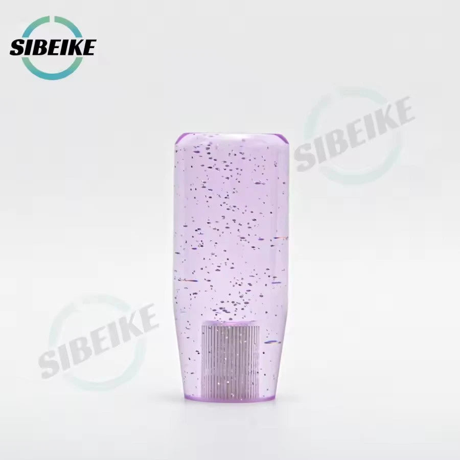 10CM Transparent Glitter Gear Shift Knob M12x1.25 M10x1.5 M10x1.25 M8x1.25